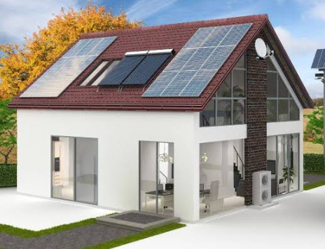 Pompe à chaleur intégrée aux panneaux solaires
