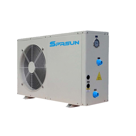 Chauffe-eau de pompe à chaleur de piscine de source d'air 4.2-9.5KW