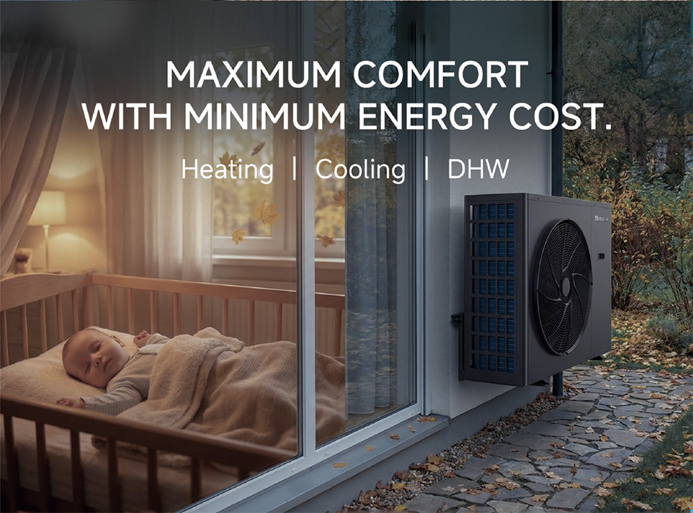 R32 Heat Pump heating, cooling, DHW R32 Pompe à chaleur chauffage, rafraîchissement, ECS