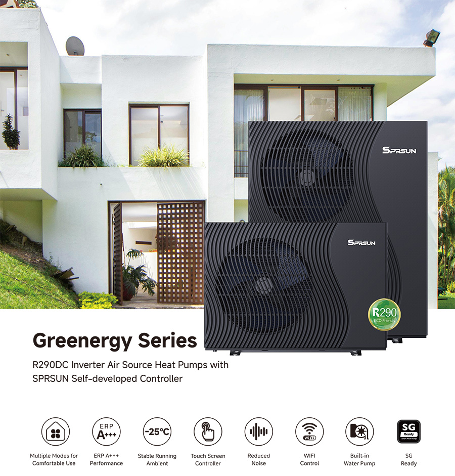 SPRSUN_R290 heat pump_Greenergy-1 SPRSUN_Pompe à chaleur R290_Greenergy-1