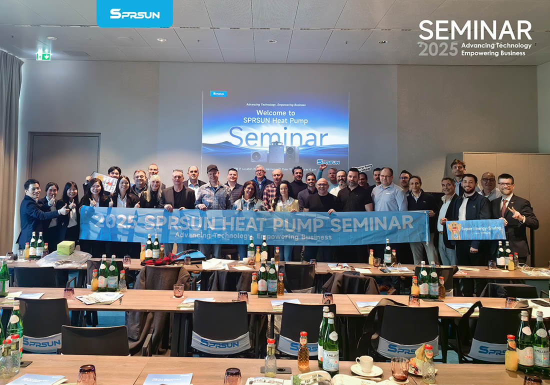 SPRSUN Séminaire de pompe à chaleur: pionnier de l'avenir du chauffage durable en Europe