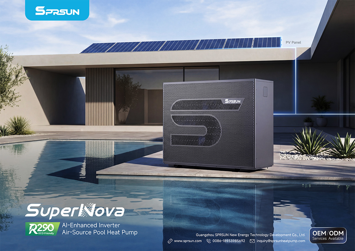 Pompe &agrave; chaleur piscine R290