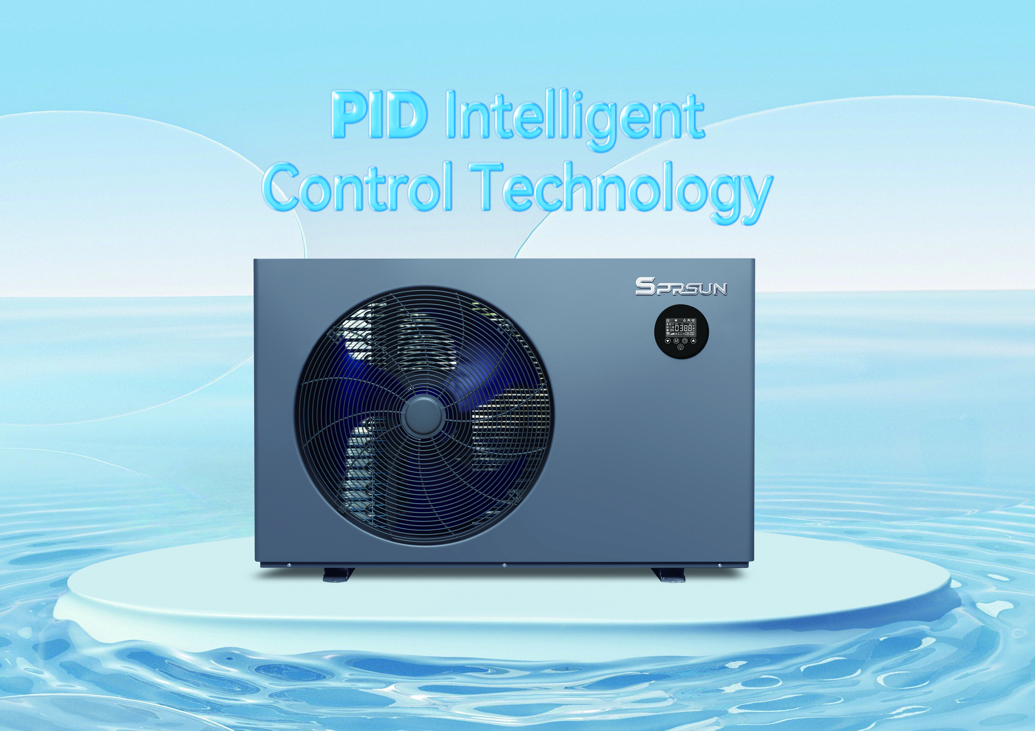 SPRSUN Oceanstar Pool Heat Pompe Contrôle intelligent