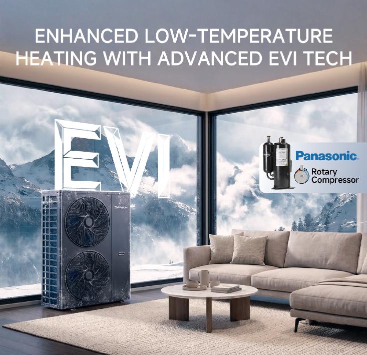 Pompe &agrave; chaleur EVI R32