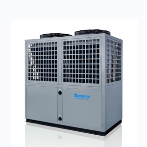 Système de chauffage et de refroidissement de l'espace de la pompe à chaleur air-eau commerciale 42-70KW