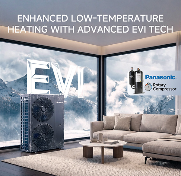 Pompe &agrave; chaleur R32 technologie EVI 